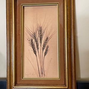 Clay Wheat Wall Decor